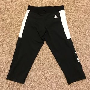 Adidas crop workout pants
